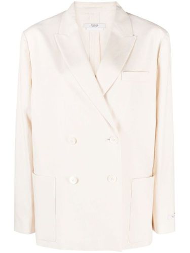 Blazer à boutonnière croisée - Prada - Modalova