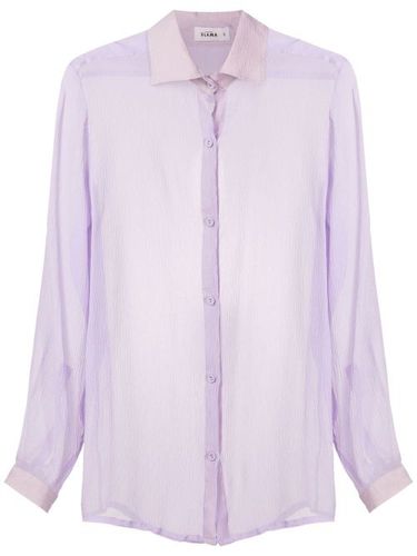 Chemise transparente en soie à effet froissé - Amir Slama - Modalova