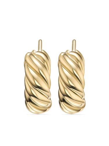 Créoles Sculpted Cable en 18ct (14,4 mm) - David Yurman - Modalova