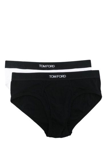 Slip en coton à logo imprimé - TOM FORD - Modalova