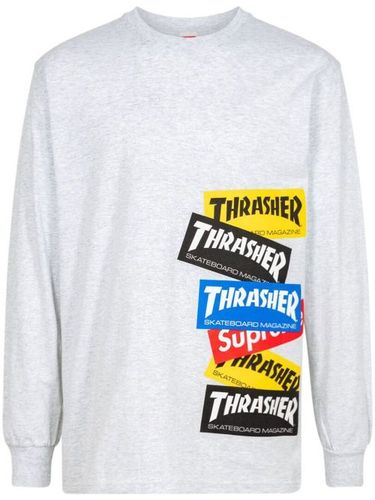 X Thrasher t-shirt à logo imprimé - Supreme - Modalova