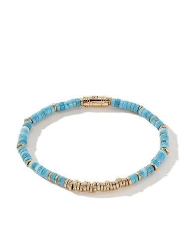 Bracelet en or 14ct serti de turquoise - John Hardy - Modalova
