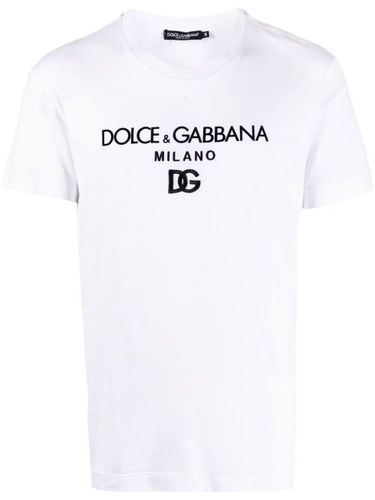 T-shirt DG Essentials à logo brodé - Dolce & Gabbana - Modalova