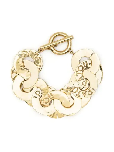Patou bracelet à logo gravé - Or - Patou - Modalova