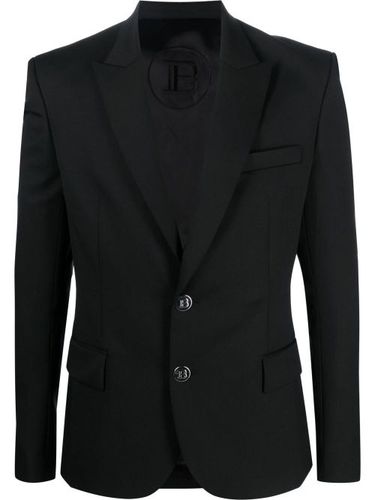 Blazer à revers crantés - Balmain - Modalova