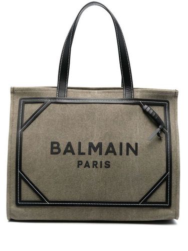 Sac cabas B-Army en toile - Balmain - Modalova