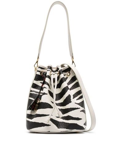 Sac seau en cuir à imprimé abstrait - MCM - Modalova