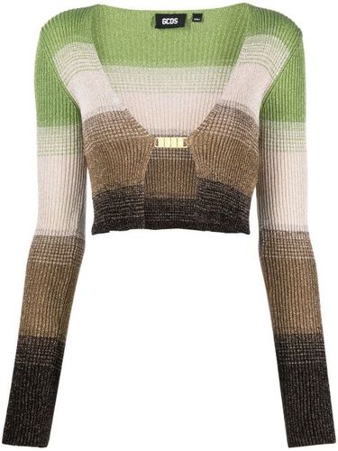 Cardigan crop en effet dégradé - GCDS - Modalova