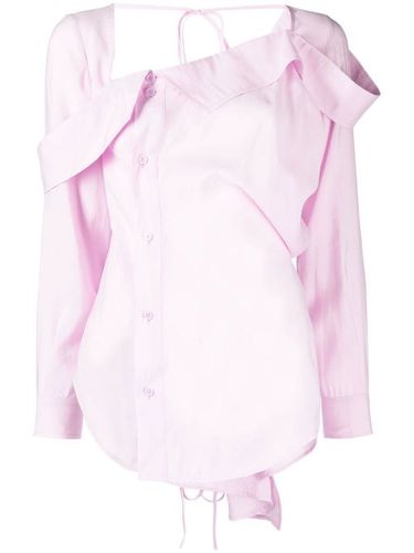 Chemise à encolure asymétrique - pushBUTTON - Modalova