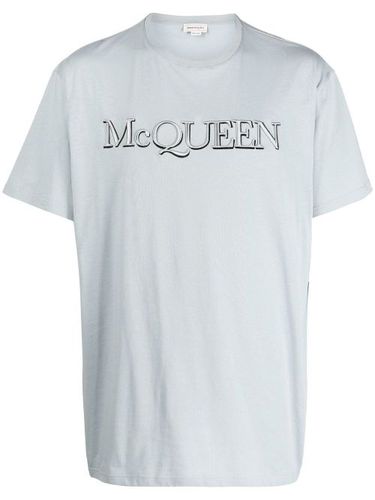 T-shirt en coton à logo imprimé - Alexander McQueen - Modalova