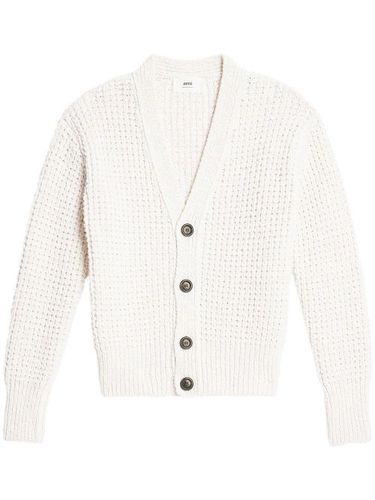 Cardigan en maille à col v - AMI Paris - Modalova