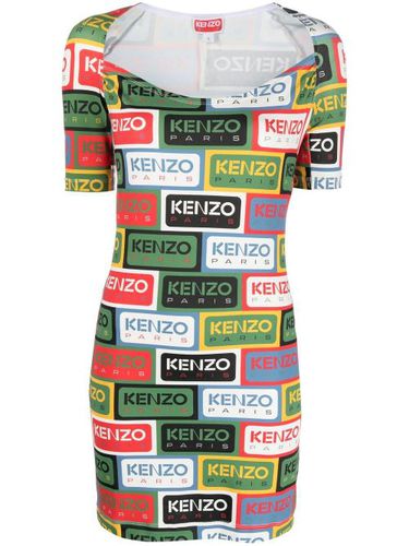 Robe courte à logo imprimé - Kenzo - Modalova