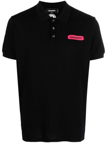 Polo à logo poitrine - DSQUARED2 - Modalova