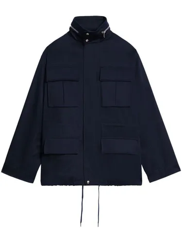 Veste zippée à détails de poches - AMI Paris - Modalova
