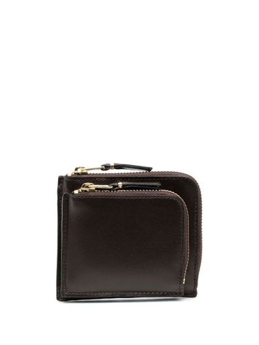 Portefeuille en cuir à poche zippée - Comme Des Garçons Wallet - Modalova