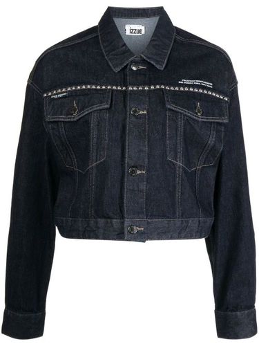 Veste en jean à détails de clous - izzue - Modalova