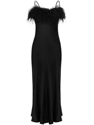 Robe-nuisette Boheme bordée de plumes - Sleeper - Modalova