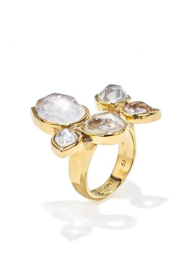 Bague Cachemire sertie de cristaux - Goossens - Modalova