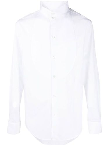 Chemise à plastron contrastant - Emporio Armani - Modalova