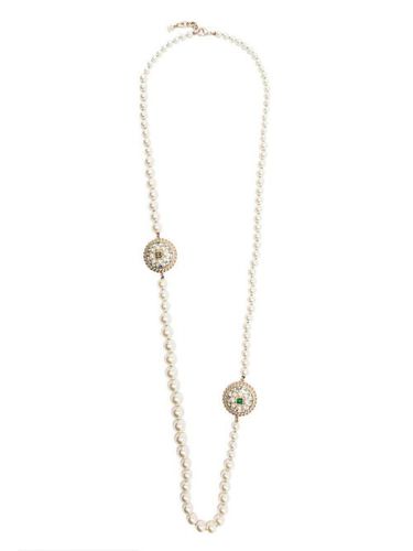 Collier serti de perles artificielles (2015) - CHANEL Pre-Owned - Modalova