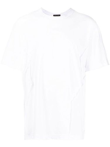 T-shirt en coton à détails de coutures - Comme des Garçons Homme Plus - Modalova