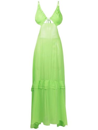 Robe mi-longue à effet de transparence - Amir Slama - Modalova
