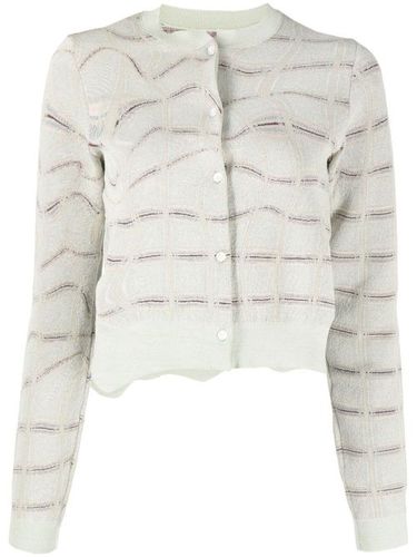 Pull crop à motif en jacquard - JNBY - Modalova