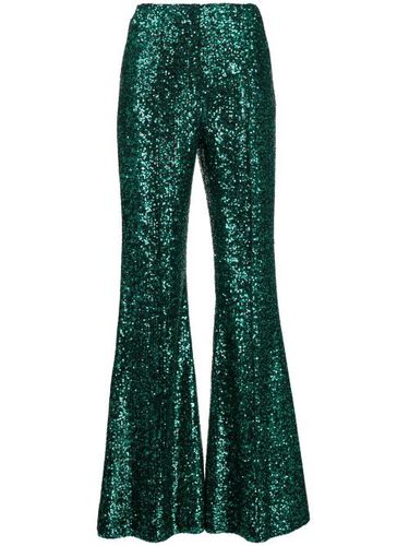 Pantalon évasé à paillettes - Elie Saab - Modalova