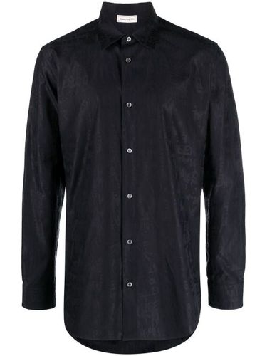 Chemise en coton à logo imprimé - Alexander McQueen - Modalova