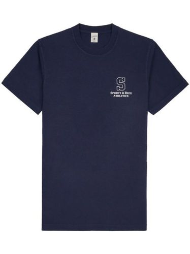 T-shirt College en coton - Sporty & Rich - Modalova