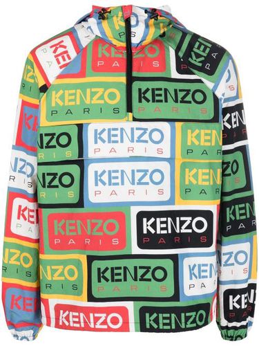 Coupe-vent Labels à col zippé - Kenzo - Modalova