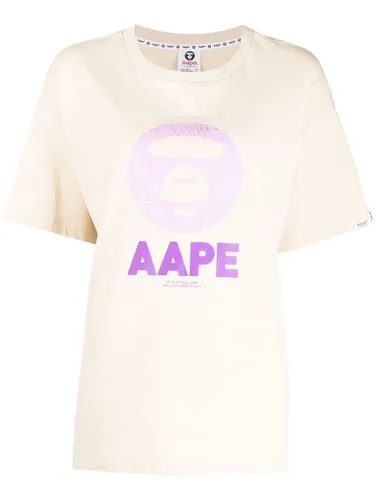 T-shirt à logo imprimé - AAPE BY *A BATHING APE® - Modalova