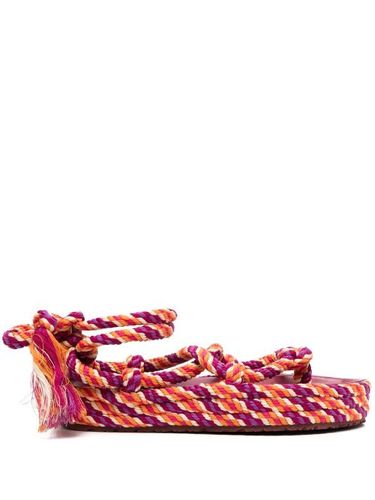 Sandales en corde Erol à détail de pompon - ISABEL MARANT - Modalova