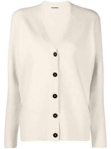 Cardigan en laine à col v - Jil Sander - Modalova