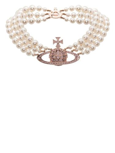 Collier ras-du-cou Messaline Orb - Vivienne Westwood - Modalova