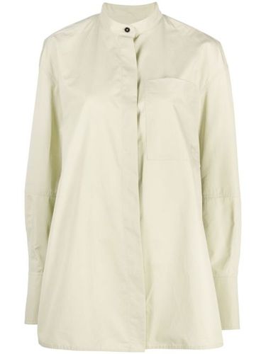 Chemise en coton à design sans col - Jil Sander - Modalova