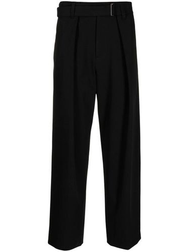 Pantalon droit à taille ceinturée - SONGZIO - Modalova