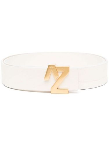 Ceinture en cuir à plaque logo - Zadig&Voltaire - Modalova