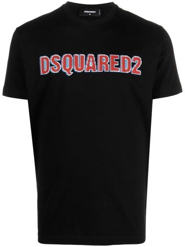 T-shirt en coton à logo imprimé - DSQUARED2 - Modalova