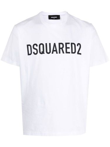 T-shirt en coton à logo imprimé - DSQUARED2 - Modalova