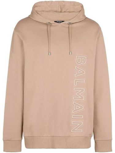 Hoodie à logo embossé - Balmain - Modalova