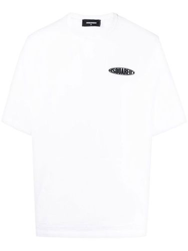 T-shirt en coton à logo imprimé - DSQUARED2 - Modalova