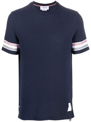 T-shirt rayé à bandes tricolores - Thom Browne - Modalova