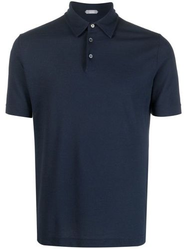 Zanone polo Ice en coton - Bleu - Zanone - Modalova