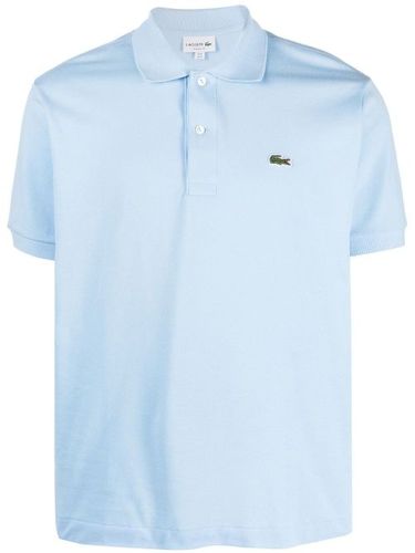 Lacoste polo à patch logo - Bleu - Lacoste - Modalova