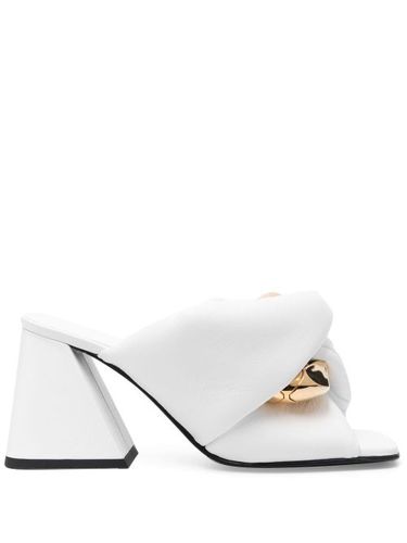 Mules Chain Twist en cuir - JW Anderson - Modalova