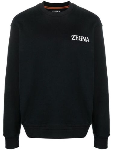 Sweat en coton à logo imprimé - Zegna - Modalova