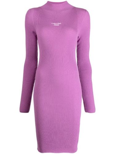 Robe ajustée à détail de logo - Calvin Klein Jeans - Modalova