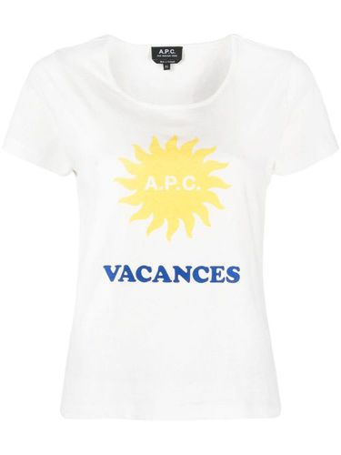 T-shirt à imprimé Vacances - A.P.C. - Modalova