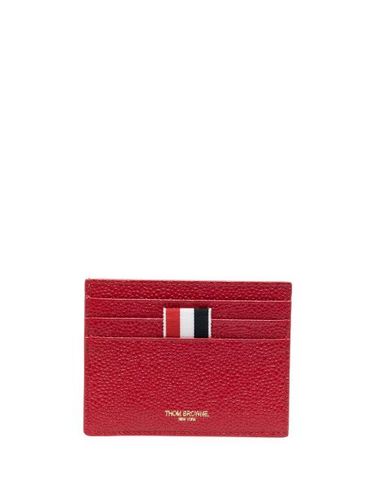 Porte-cartes en cuir grainé - Thom Browne - Modalova